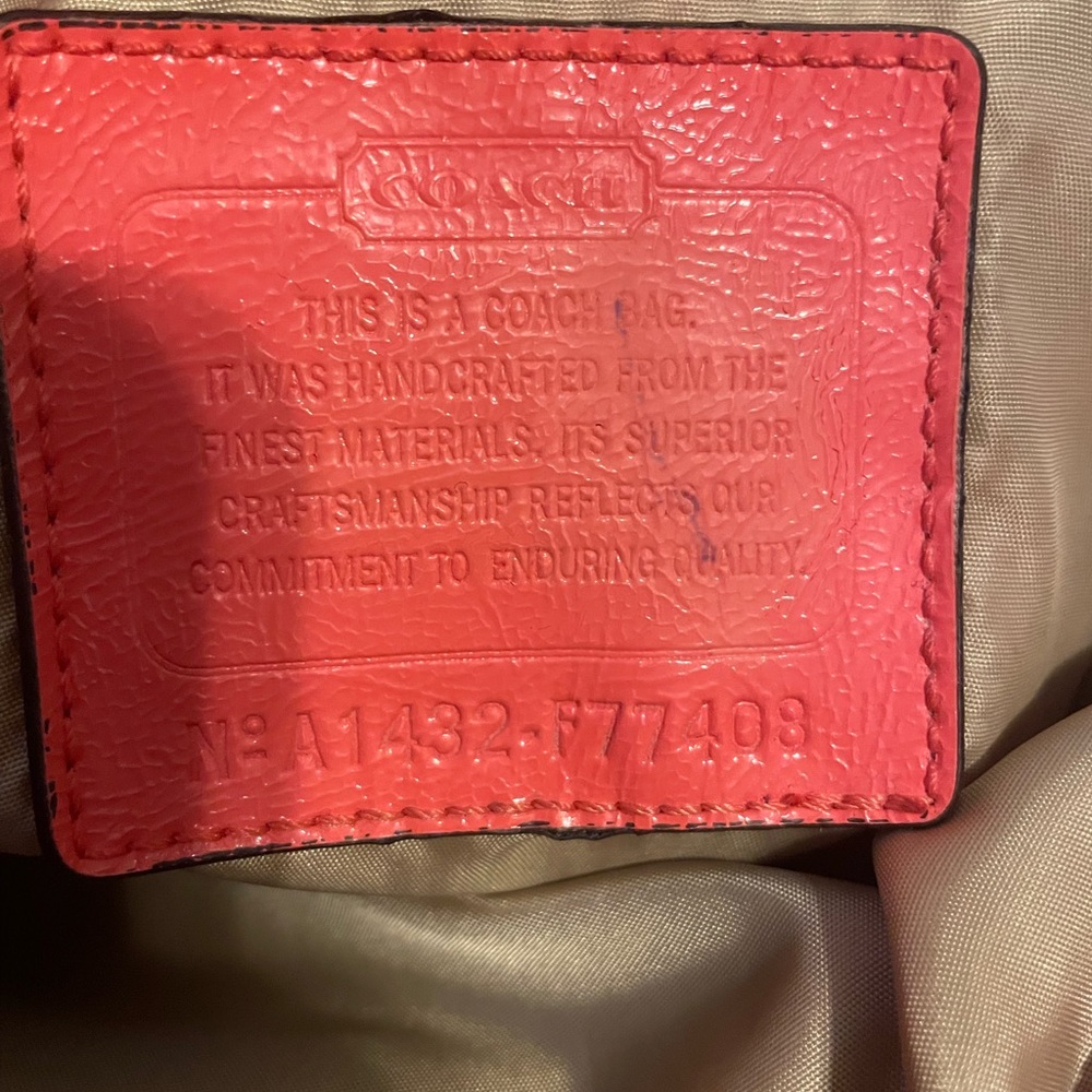 Coach Vibrant Orange Crossbody Bag - Picture 6 of 8